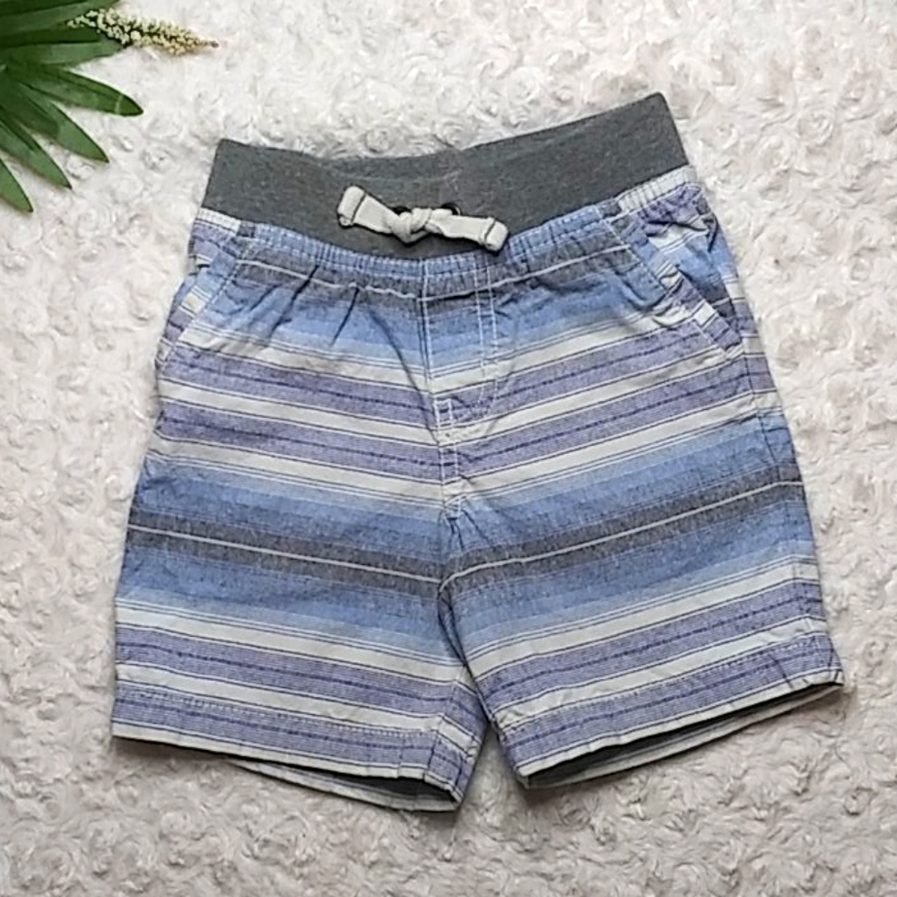 Cherokee boys size 2t blue striped shorts